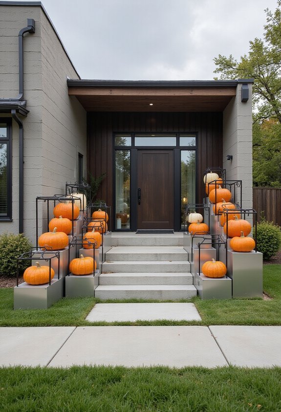 minimalist structured symmetrical monochromatic