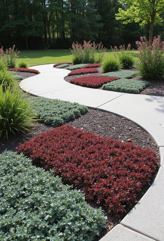 mulch ground covers texture cohesive design