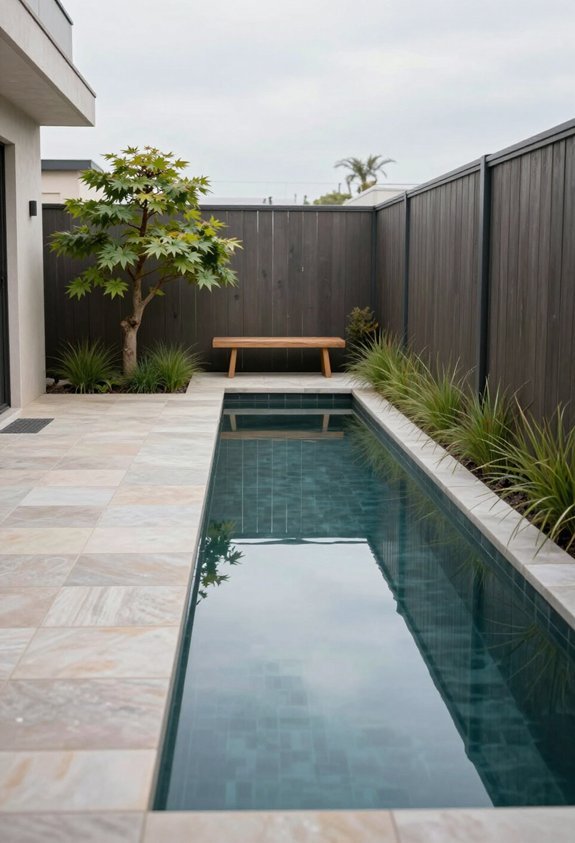 narrow reflecting pool illusion