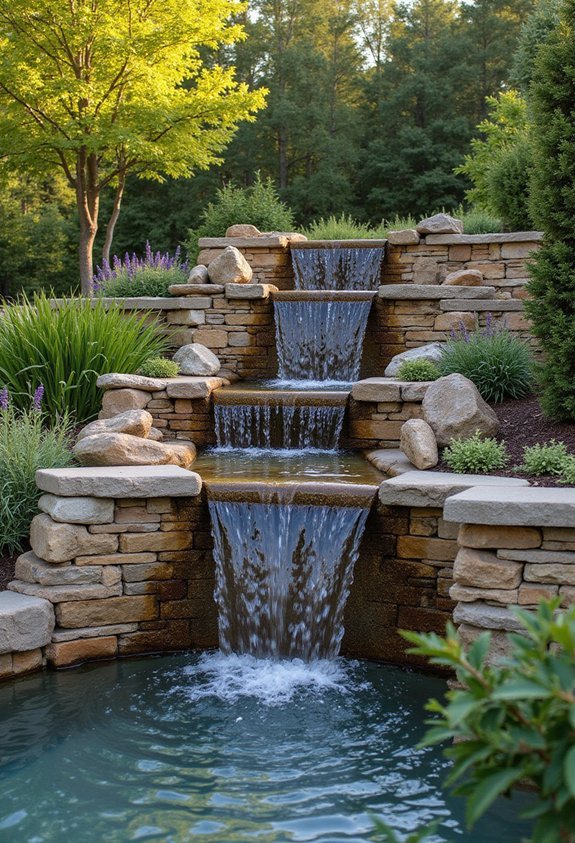 natural elegant water flow