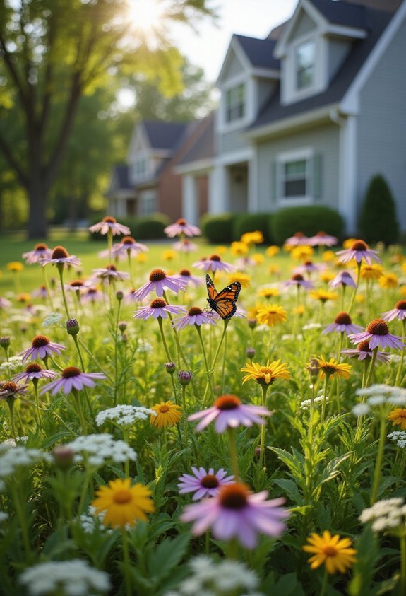 naturalistic low maintenance wildlife friendly seasonal change