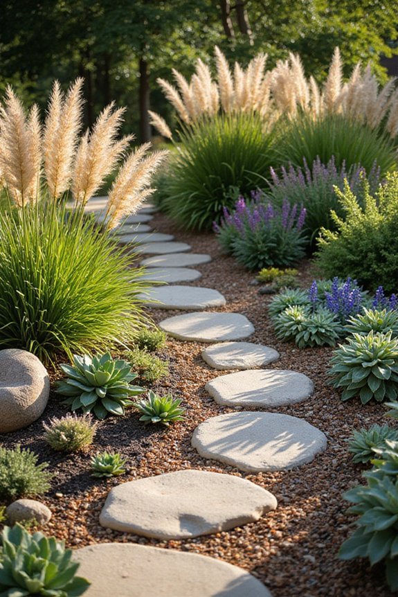 no mow front yard options