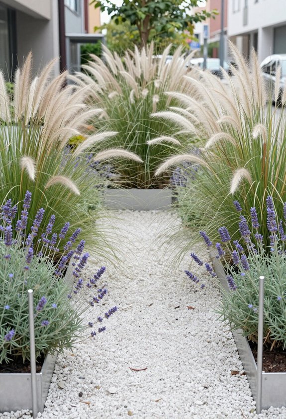 open space with fine textures