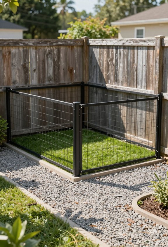 optimal dog run design