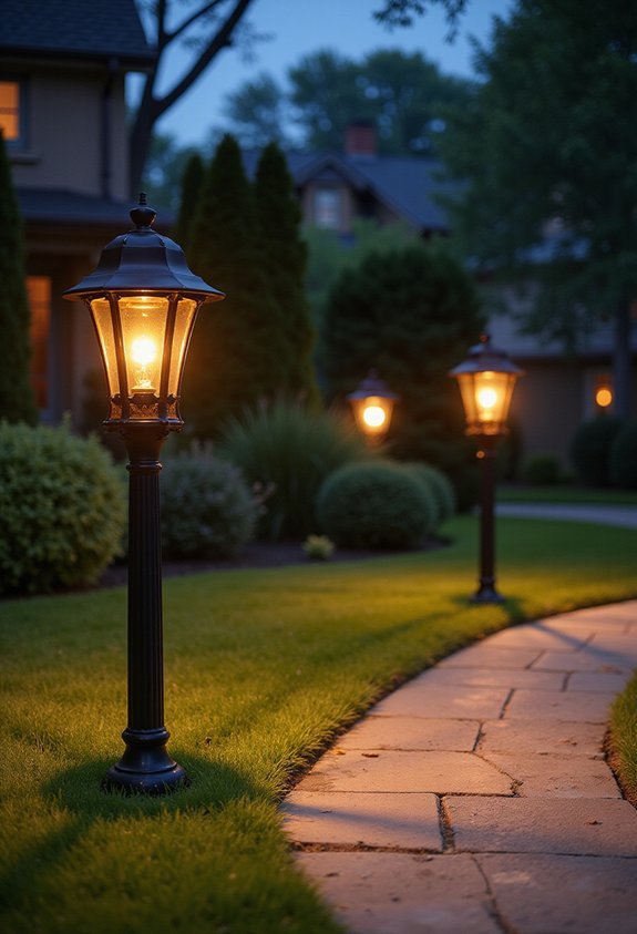 optimal light post height and spacing