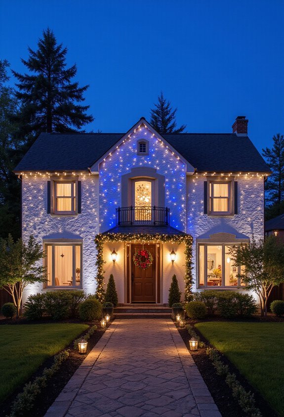 organized coherent intentionally designed holiday display