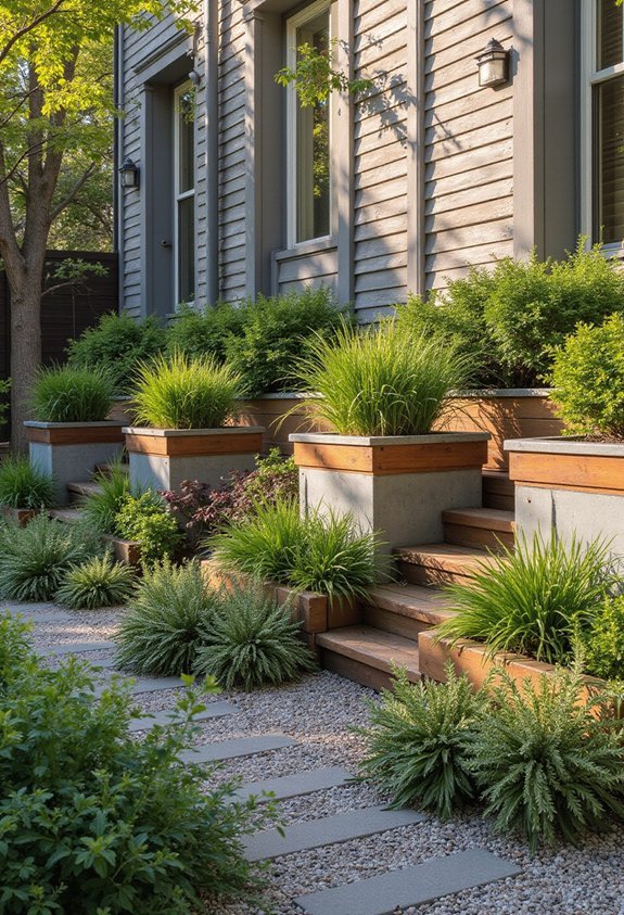 organized controlled space efficient aesthetic gardening