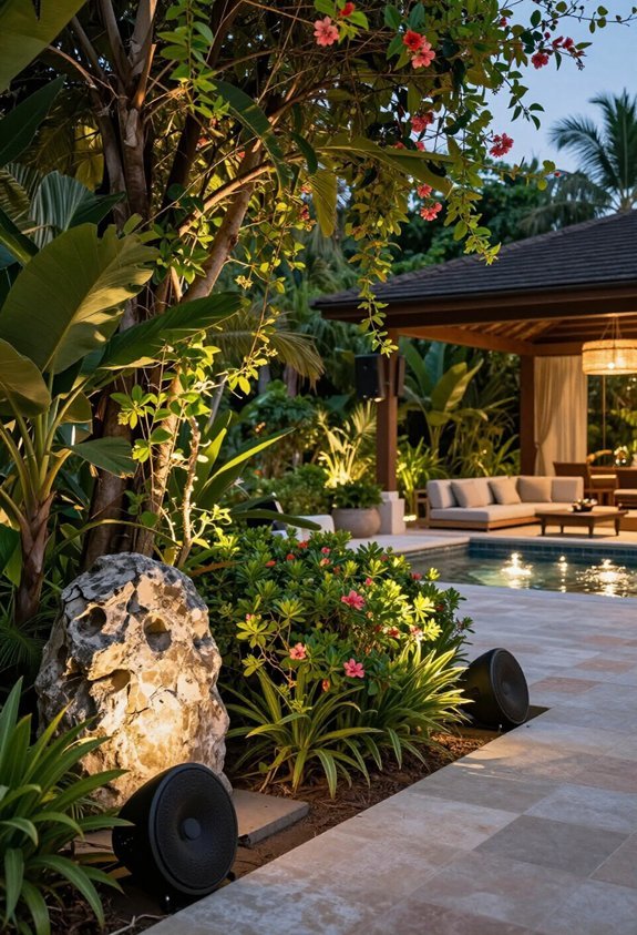 outdoor audio system installation