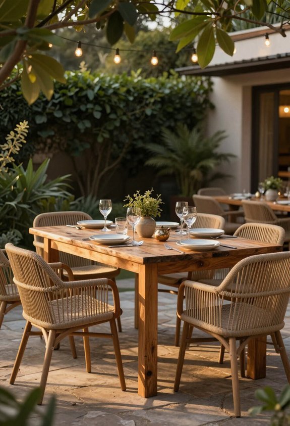 outdoor dining space essentials