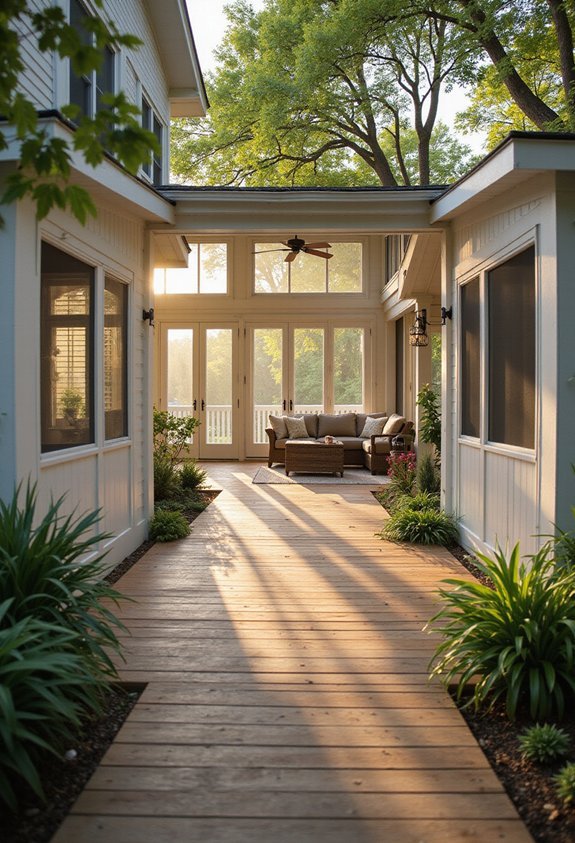 outdoor insect free year round sunroom