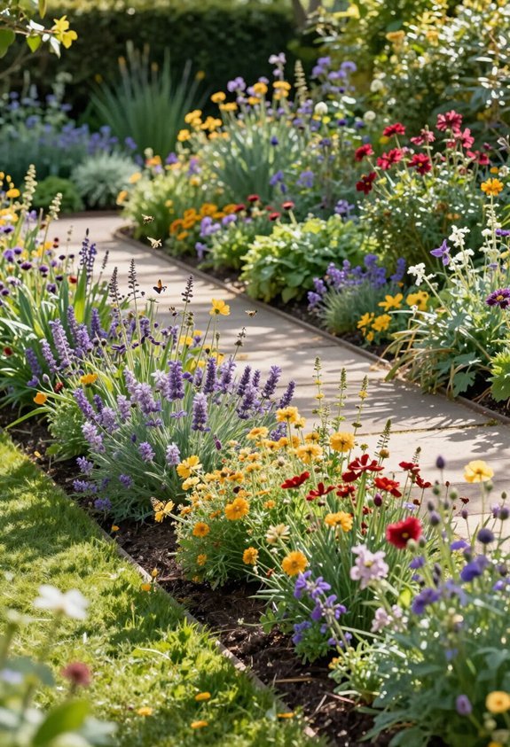 pollinator friendly front yard design