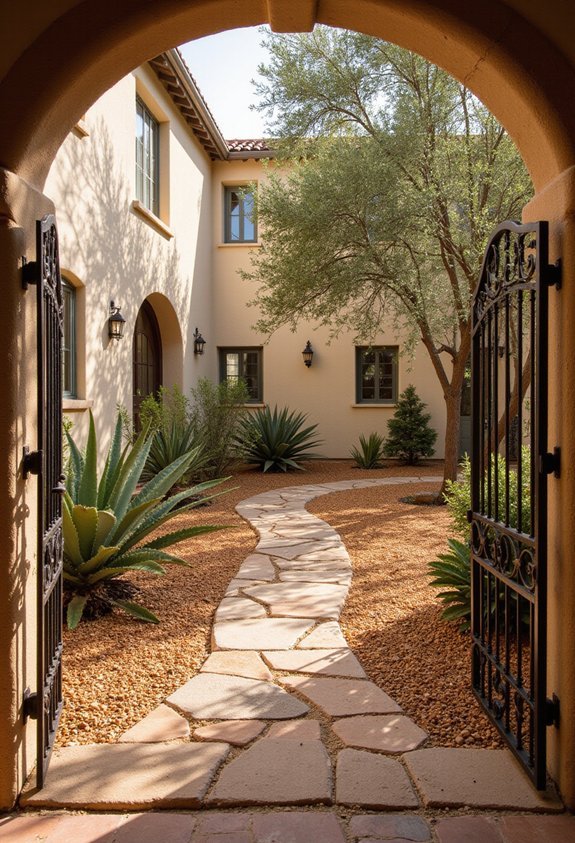 practical affordable authentic mediterranean landscaping