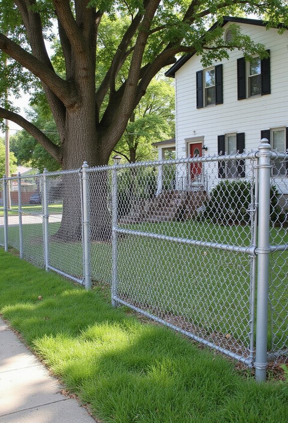 private functional chain link fence