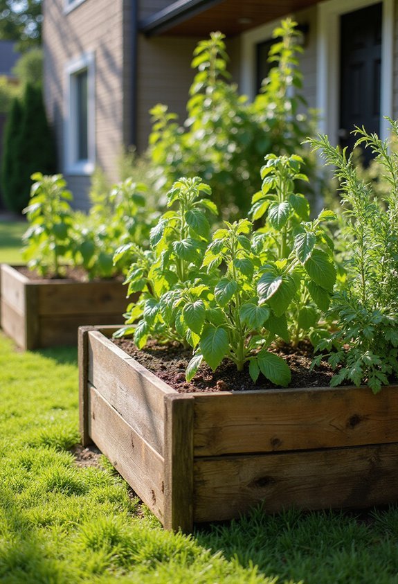 productive garden beds for vegetables