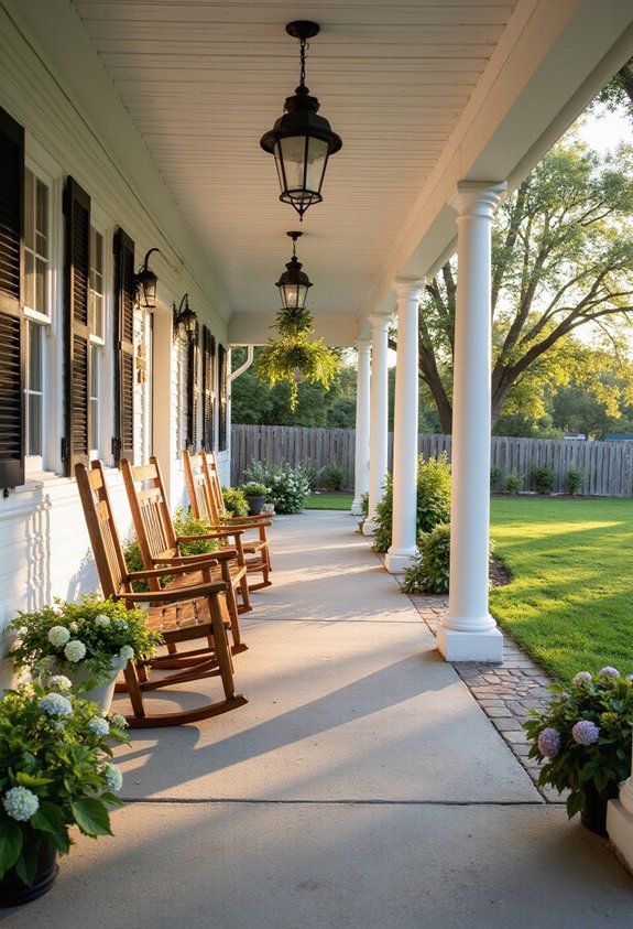 quintessential farmhouse porch design elements