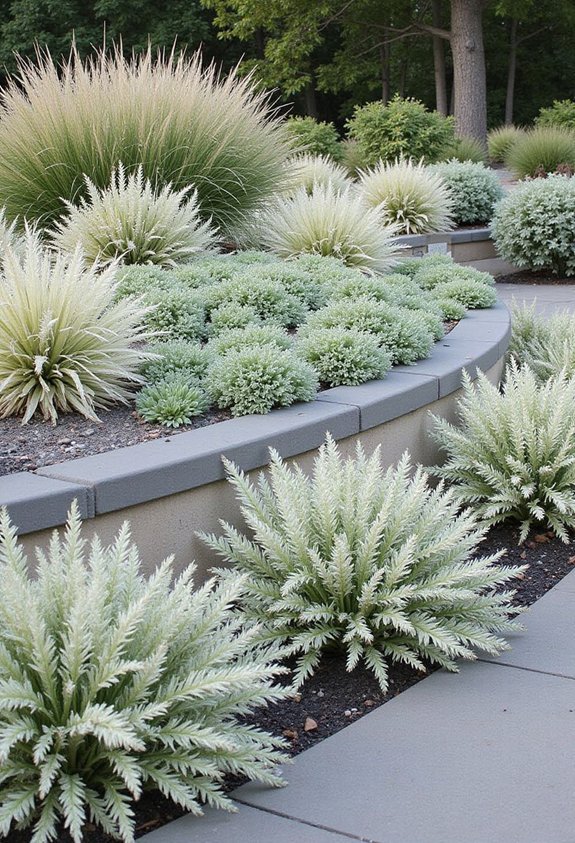 refined visually harmonious monochromatic curb appeal