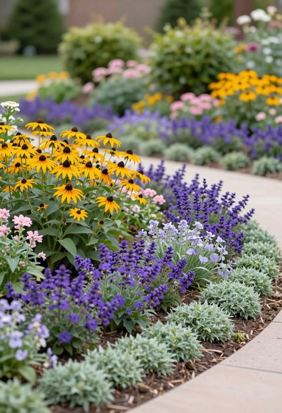 reliable colorful perennial gardens