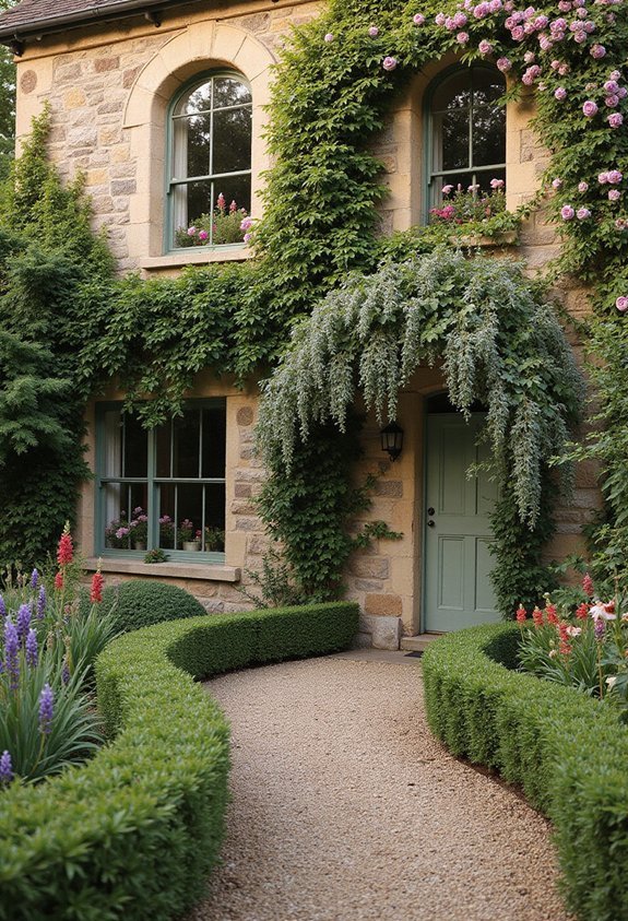 romantic naturalistic cottage garden charm