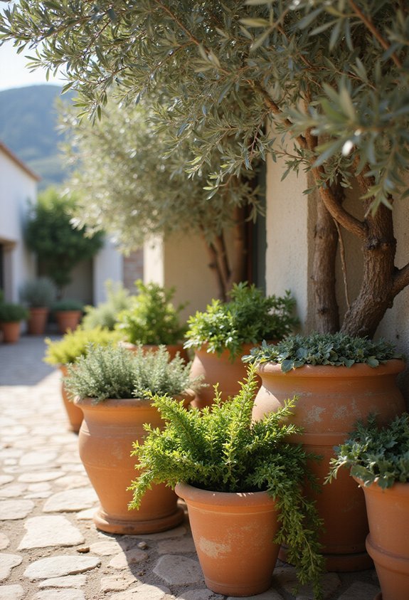 rustic mediterranean olive tree design