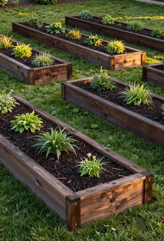 rustic reclaimed wood beds