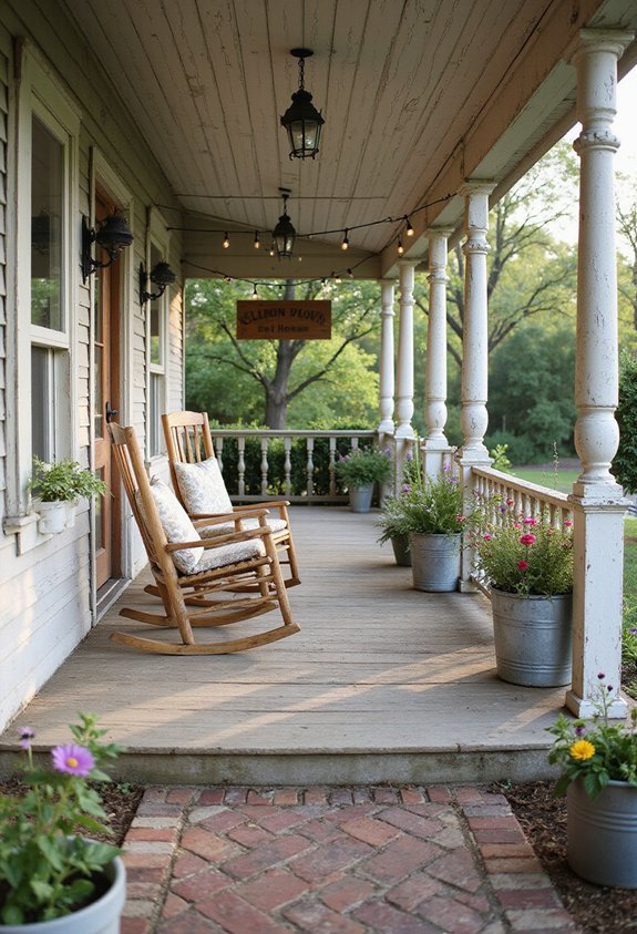 rustic weathered vintage charming