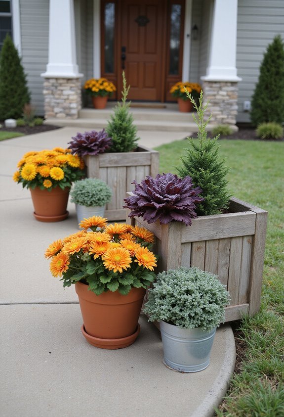 seasonal container swaps year round visual appeal