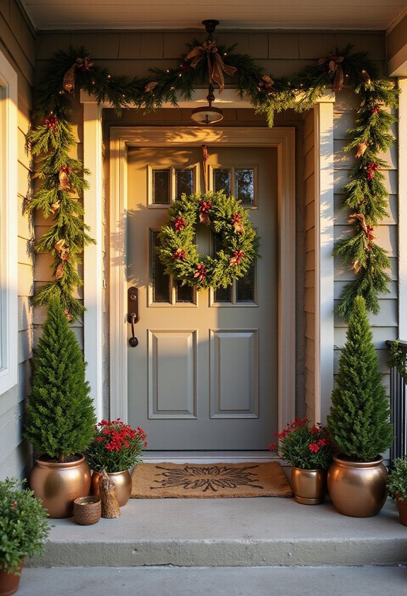 seasonal decor enhances visual interest