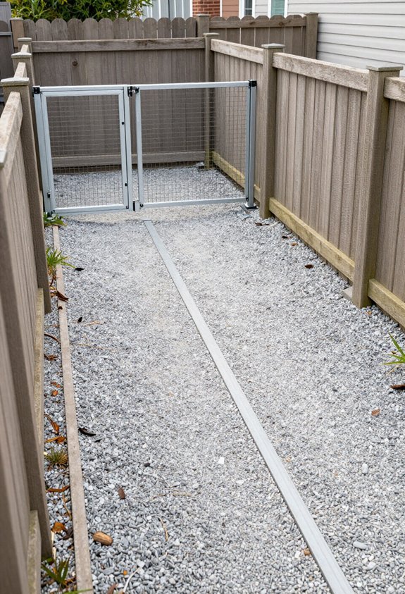 seasonal dog run maintenance