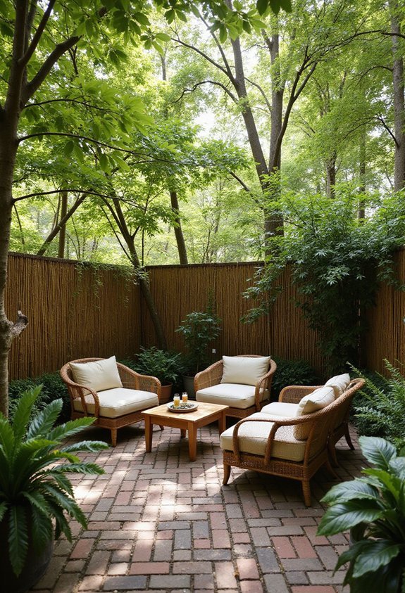 secluded comfortable private curb appealing