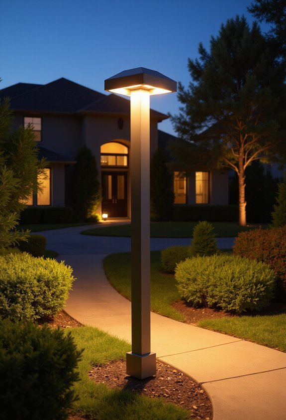 security enhancing motion activated lighting