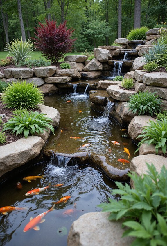 serene naturalistic aquatic ecosystems