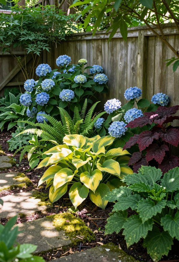 shade loving low maintenance plants