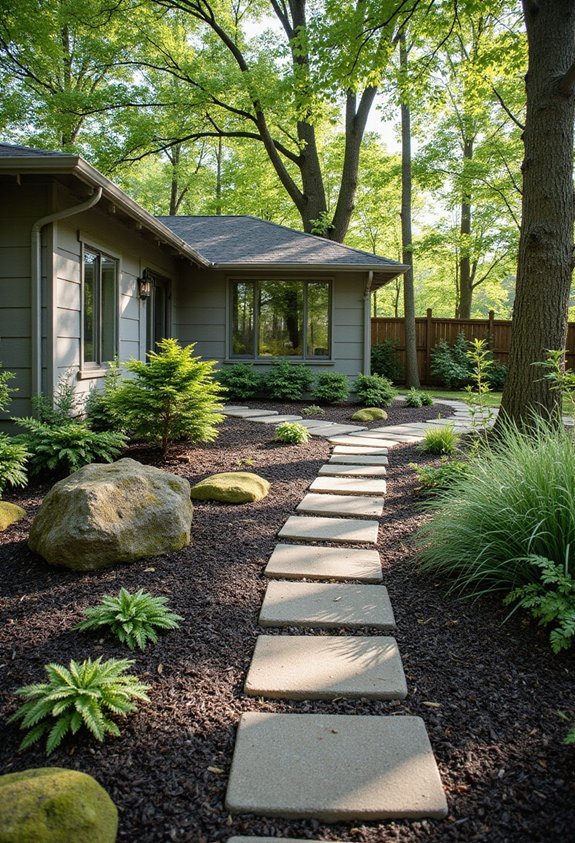 shade tolerant low maintenance ground covers