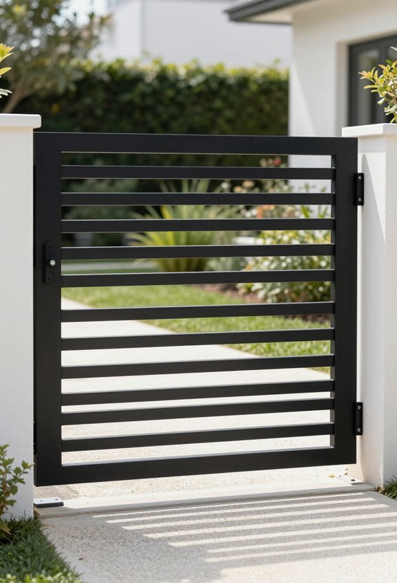 sleek functional minimalism in gates