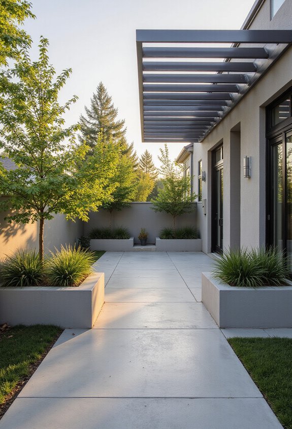 sleek industrial contemporary architectural