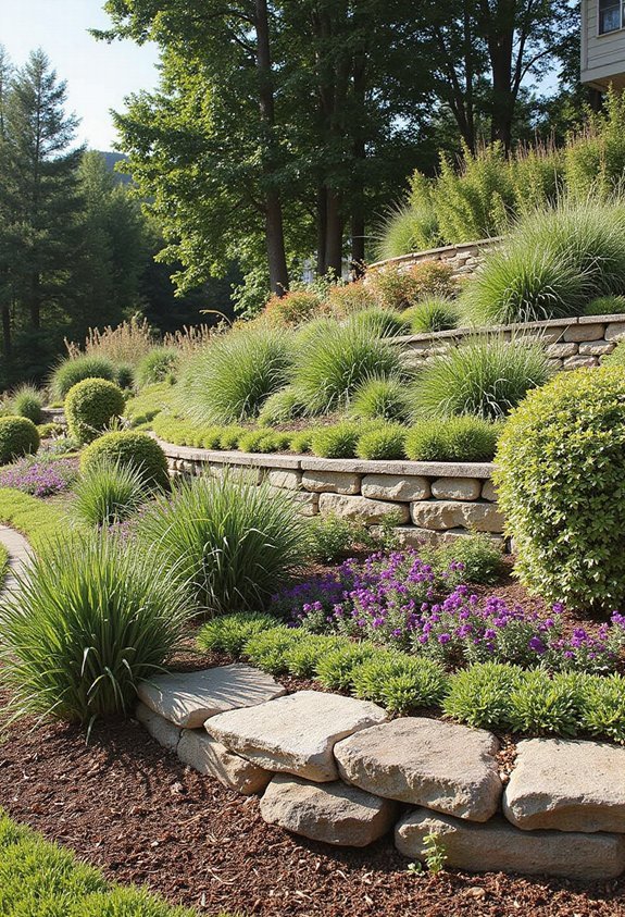 slope stabilizing deep rooted perennial plants