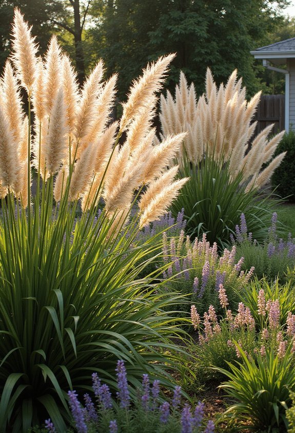 soft tall natural landscape screening