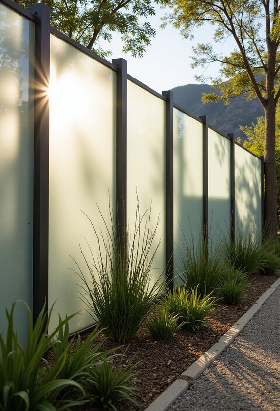 sophisticated light privacy glass barriers