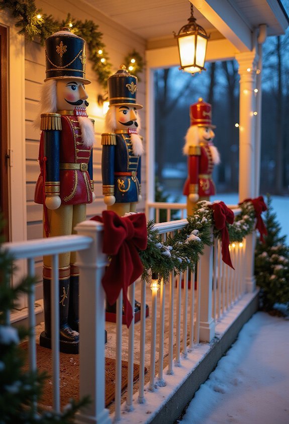 sophisticated whimsical timeless nutcracker figures