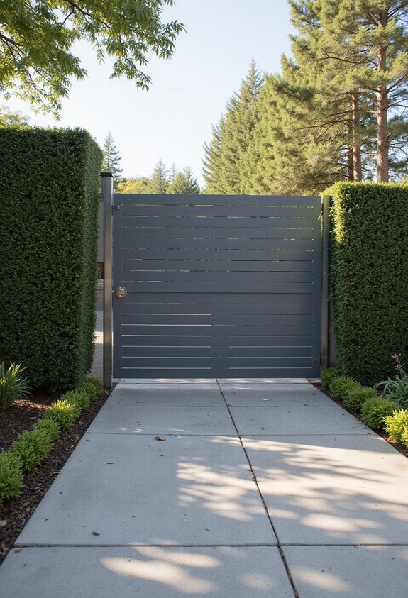 space saving sliding gates