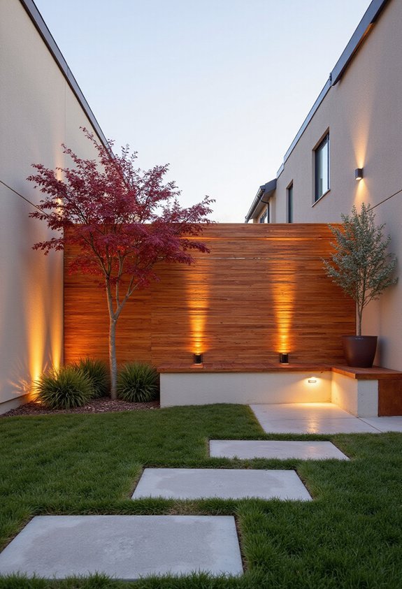 spacious tiny front yard ideas