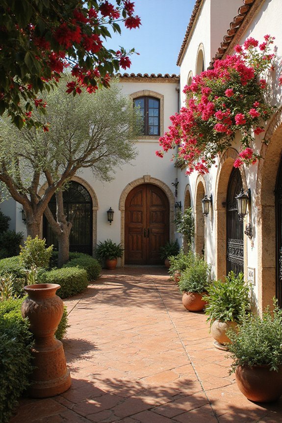 19 SPANISH STYLE HOMES FRONT YARD Ideas With Old World Charm!