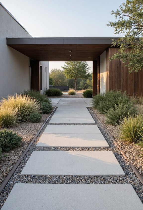 strategically position flower beds away