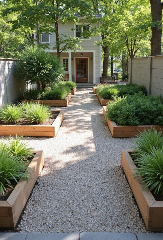 structured organized visually appealing gardening