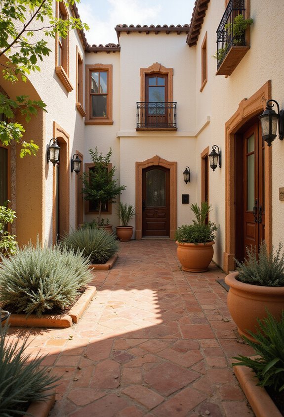 sun baked mediterranean spanish palette