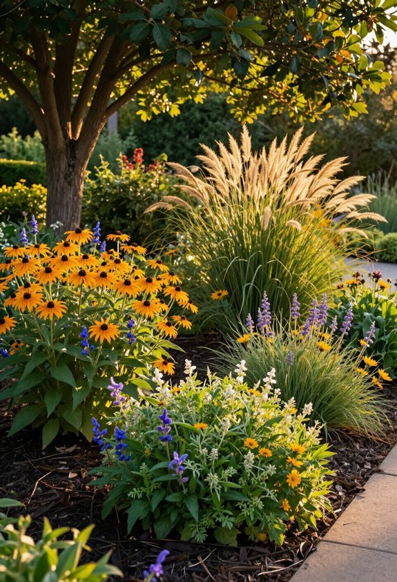 sun loving low maintenance plants