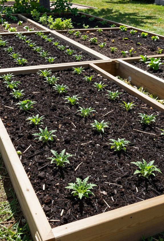 suppress weeds retain moisture