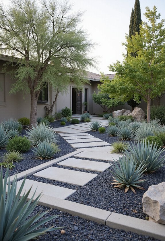 sustainable regional native gravel gardens