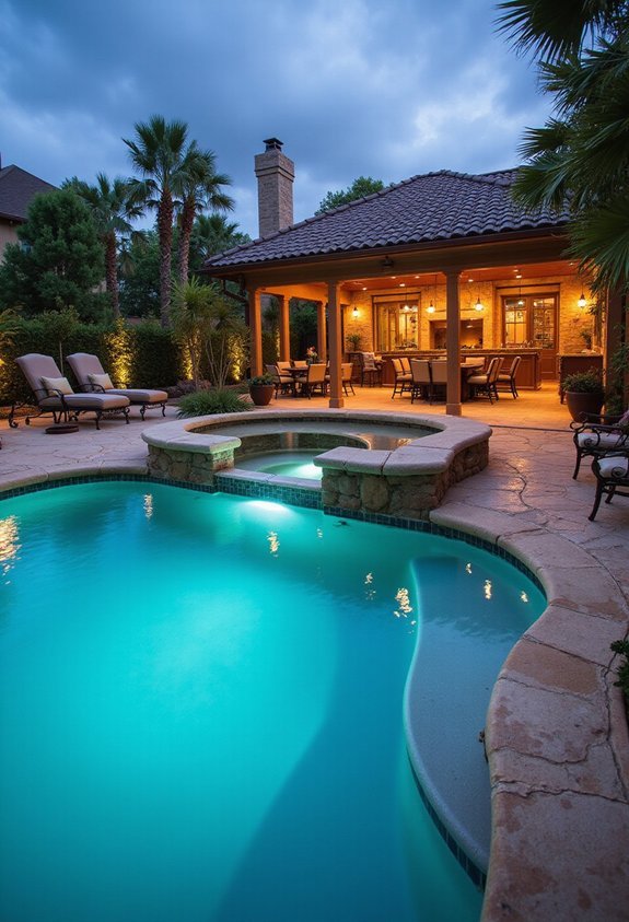 swim up bar poolside entertainment zones