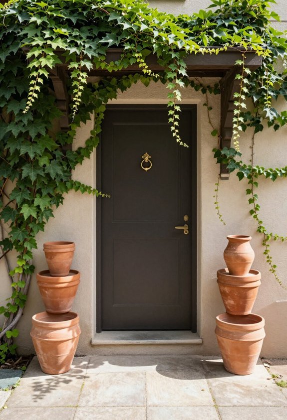 symmetrical vertical pot arrangement